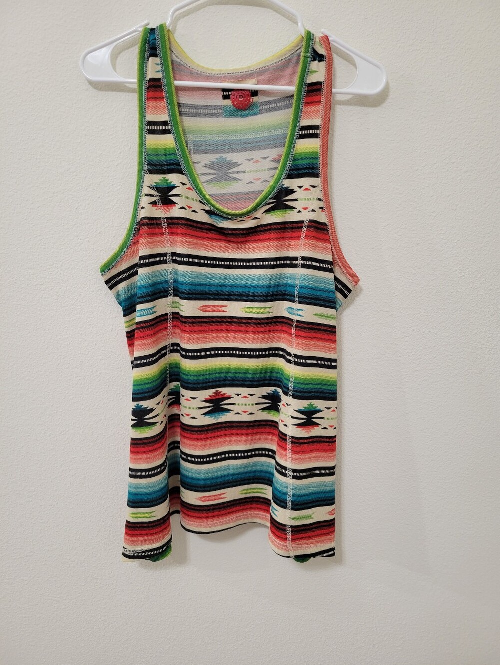 Double D Ranch Serape Aztec Tank Size  Large